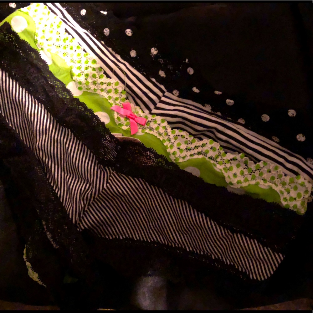 Victoria’s Secret Lace-Trim Panty Trio